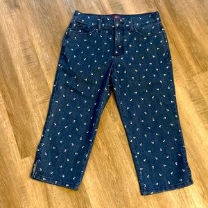 NYDJ Nautical Theme Crop Jean